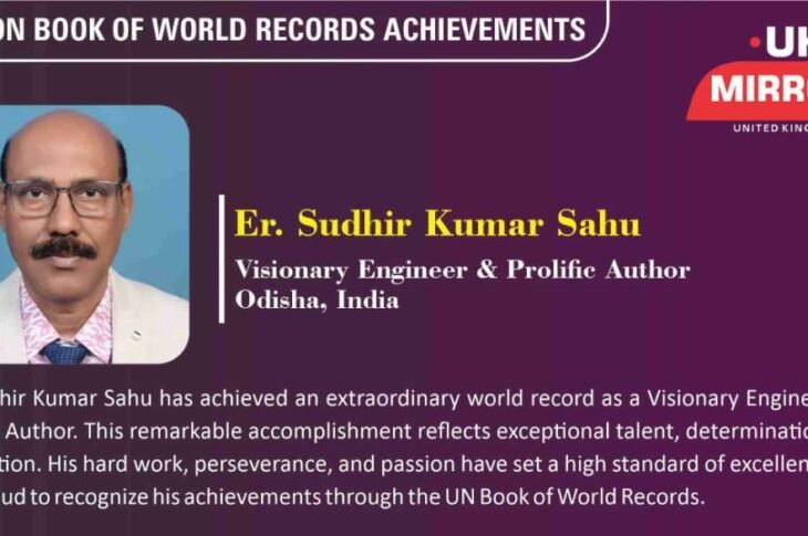Sudhir Kumar Sahu, Civil Engineer India, Financial Literacy expert, Hirakud Dam Engineer, Stock Market Author India, Engineering and Finance leader, Odisha Engineer Awards, Stock Market books India, E